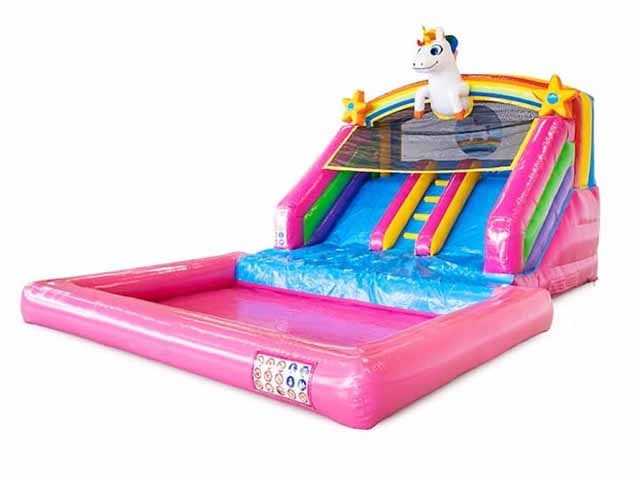 Unicorn Inflatable Water Slide Unicorn Pool With Slide